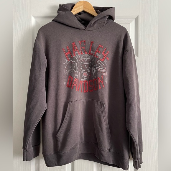 Harley Davidson printed hoodie - Picture 3 of 8